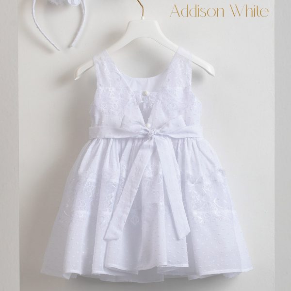 Baptismal dress Piccolino Addison White