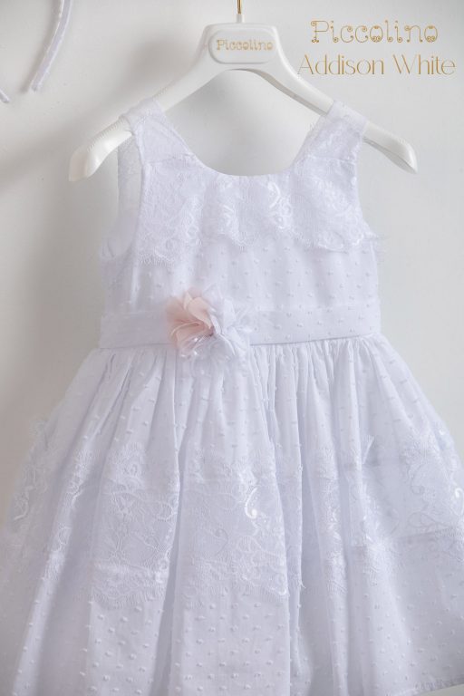 Baptismal dress Piccolino Addison White