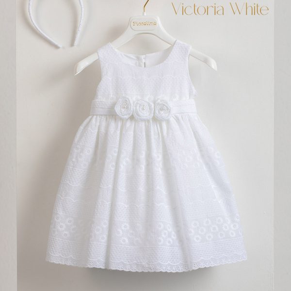 Βαπτιστικό φόρεμα Piccolino Victoria White