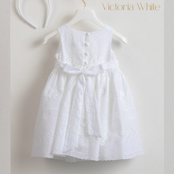 Βαπτιστικό φόρεμα Piccolino Victoria White