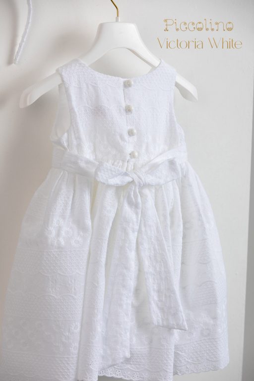 Baptismal dress Piccolino Victoria White