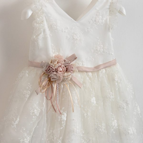 Baptismal dress Piccolino Donatella Ivory