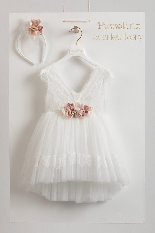 Baptismal dress Piccolino Scarlett Ivory