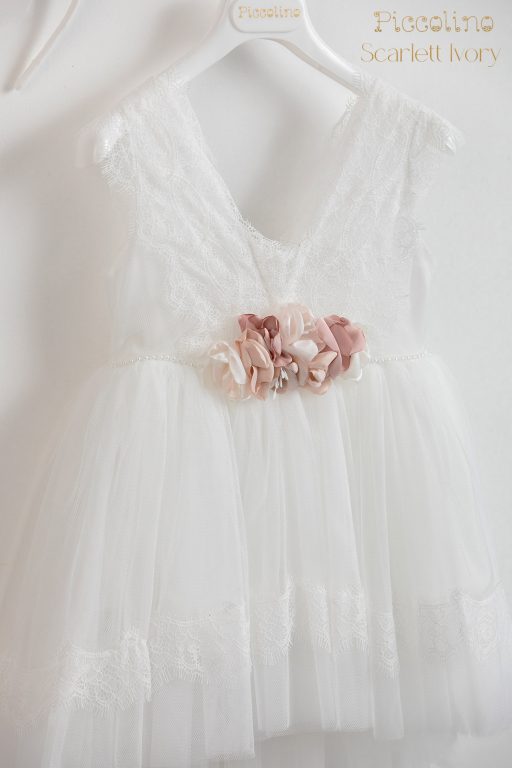 Βαπτιστικό φόρεμα Piccolino Scarlett Ivory