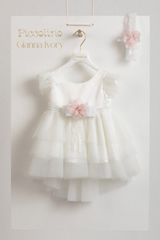 Βαπτιστικό φόρεμα Piccolino Gianna  ivory