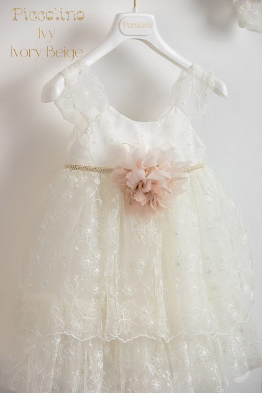 Baptismal dress Piccolino Ivy Ivory-Beige