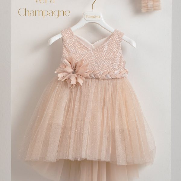 Baptismal dress Piccolino Vera Champagne Baptismal dress Piccolino Vera Champagne