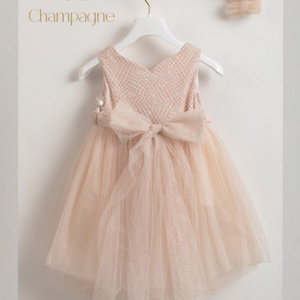 Baptismal dress Piccolino Vera Champagne Baptismal dress Piccolino Vera Champagne