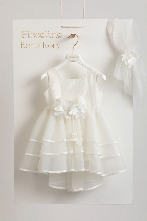 Βαπτιστικό φόρεμα Piccolino Berta Ivory