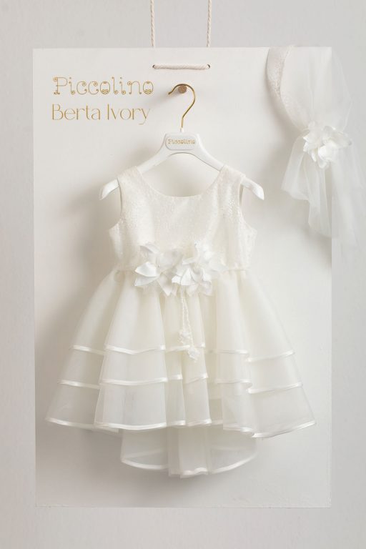 Baptismal dress Piccolino Berta Ivory