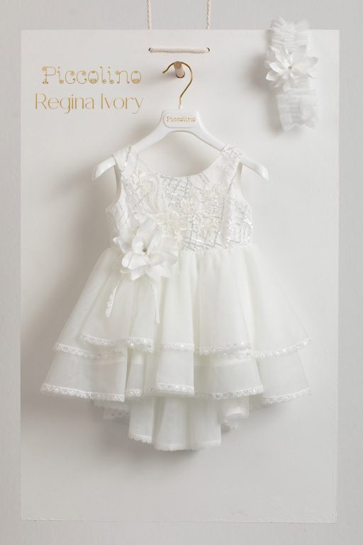 Baptismal dress Piccolino Regina Ivory