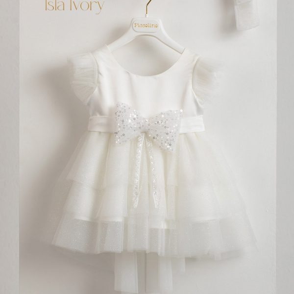 Baptismal dress Piccolino Isla ivory