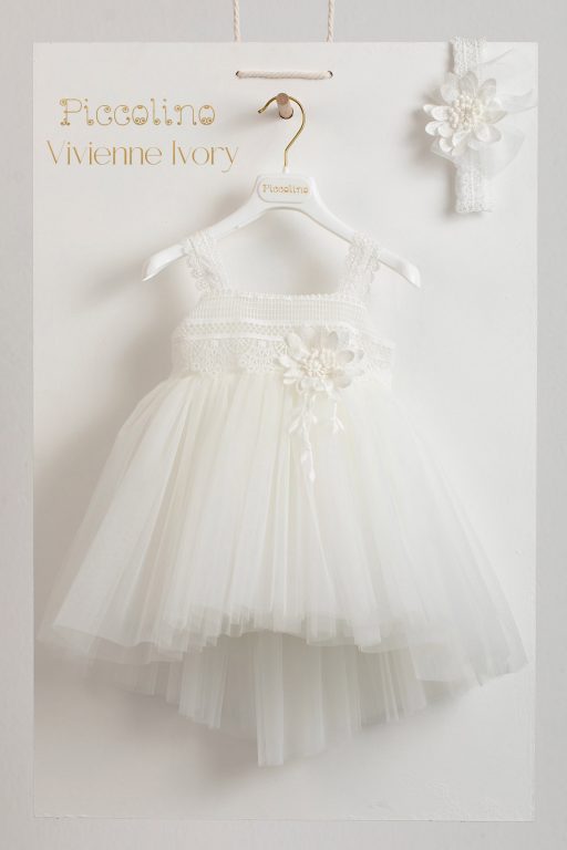 Βαπτιστικό φόρεμα Piccolino Vivienne Ivory