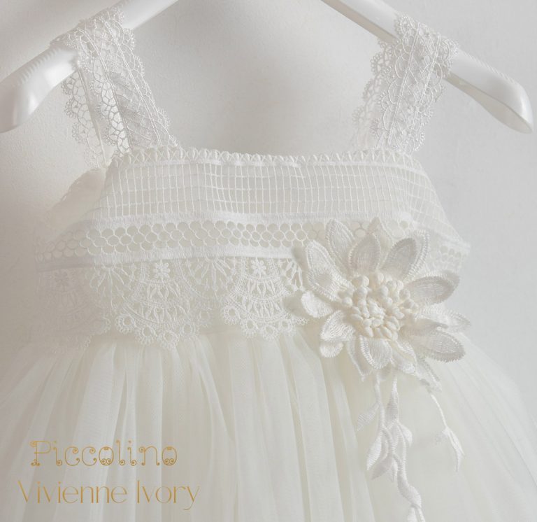 Βαπτιστικό φόρεμα Piccolino Vivienne Ivory