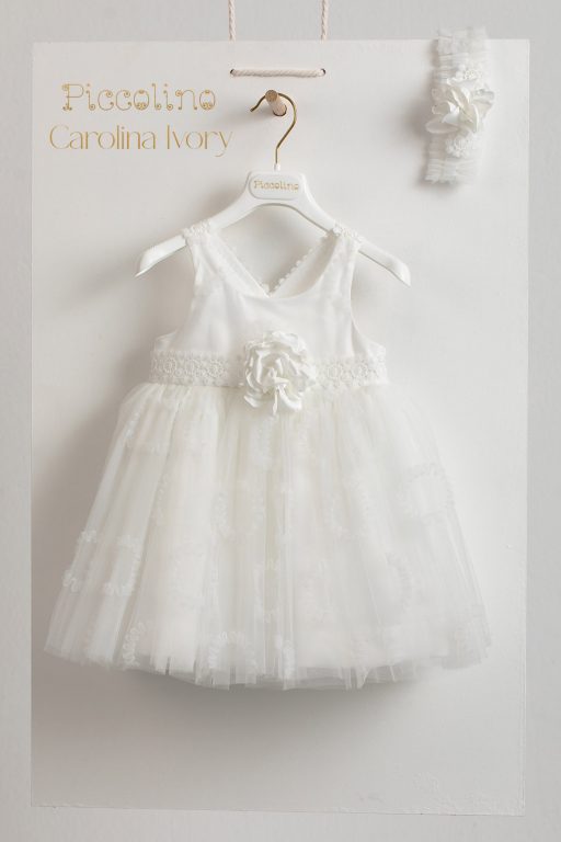 Baptismal dress Piccolino Carolina Ivory