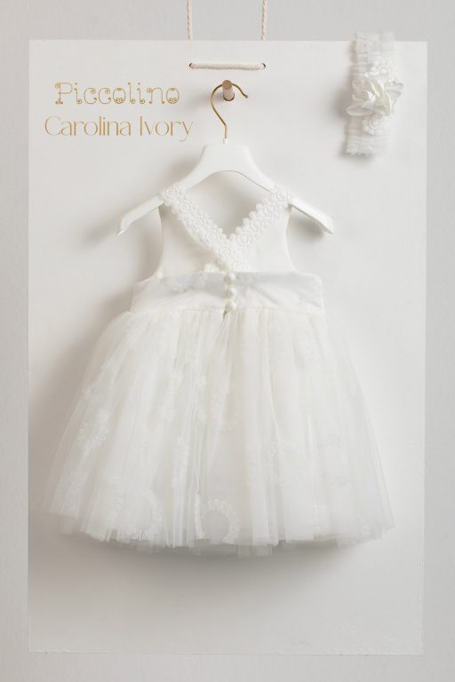 Baptismal dress Piccolino Carolina Ivory