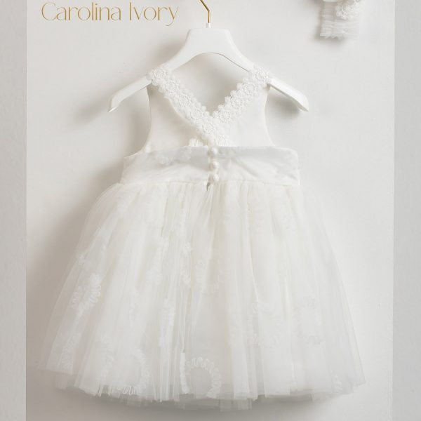 Baptismal dress Piccolino Carolina Ivory