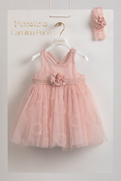 Baptismal dress Piccolino Carolina Puce