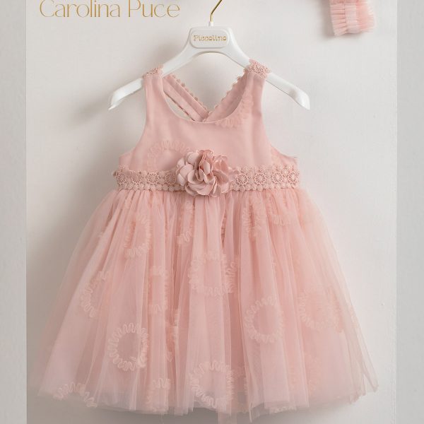 Baptismal dress Piccolino Carolina Puce