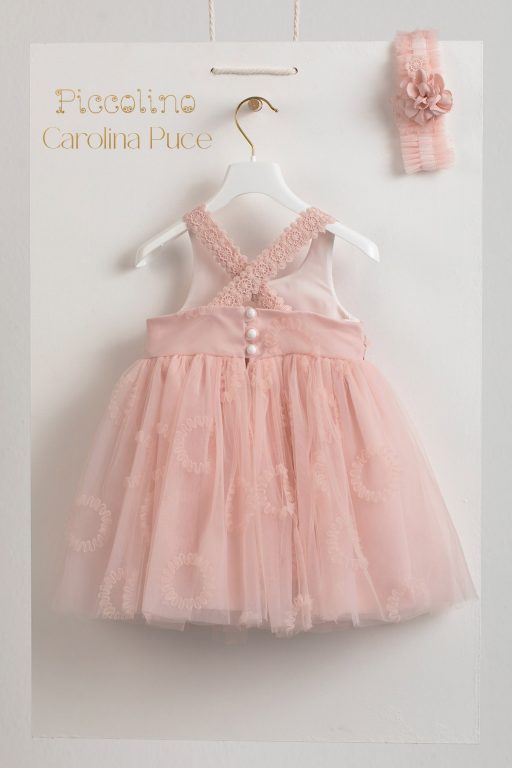 Baptismal dress Piccolino Carolina Puce