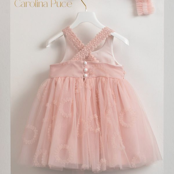 Baptismal dress Piccolino Carolina Puce