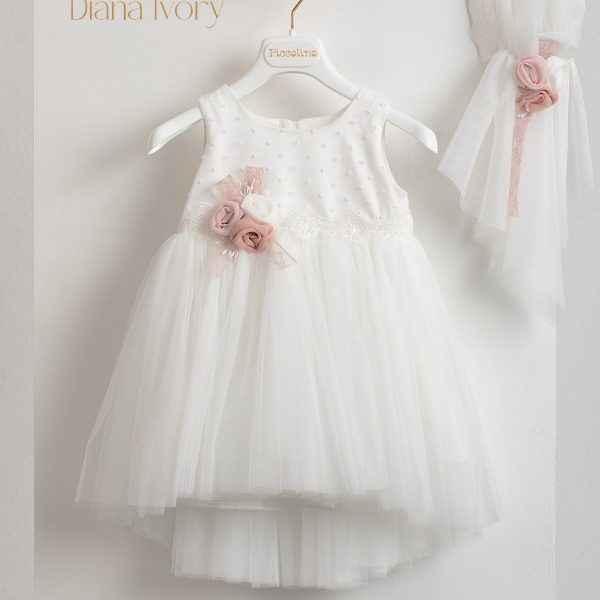 Baptismal dress Piccolino Diana Ivory