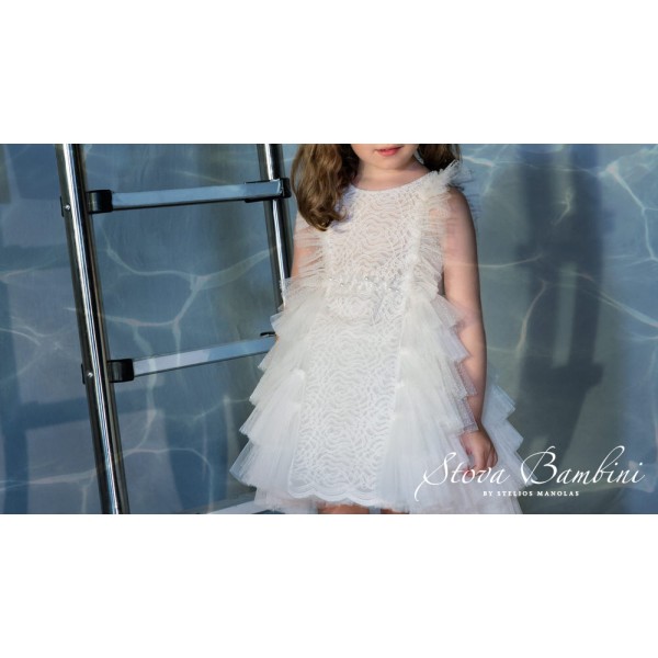 Φόρεμα Βάπτισης Stova Bambini SS21 G5-A