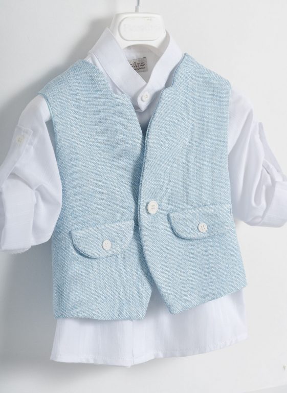 Βαπτιστικό κοστούμι Piccolino Mateo σε χρώμα White