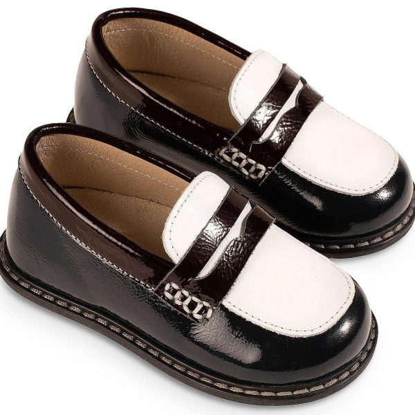 Τρίχρωμο  Loafer EXC5256 Μπλε Λευκό Μπορντώ