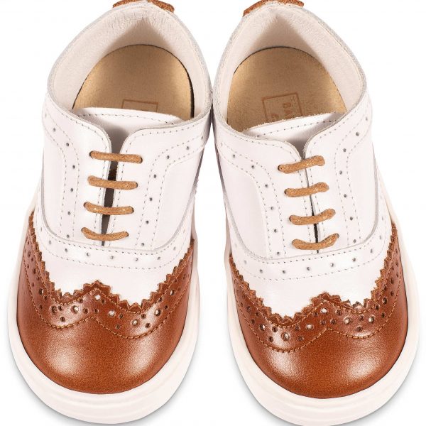 Δίχρωμο Brogues EXC5275 Λευκό Ταμπά