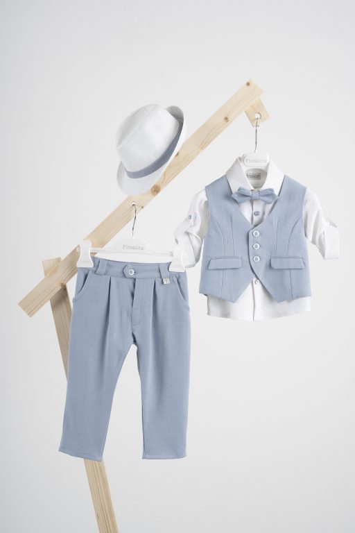 Βαπτιστικό κοστούμι Piccolino Rodrigo σε χρώμα Light blue