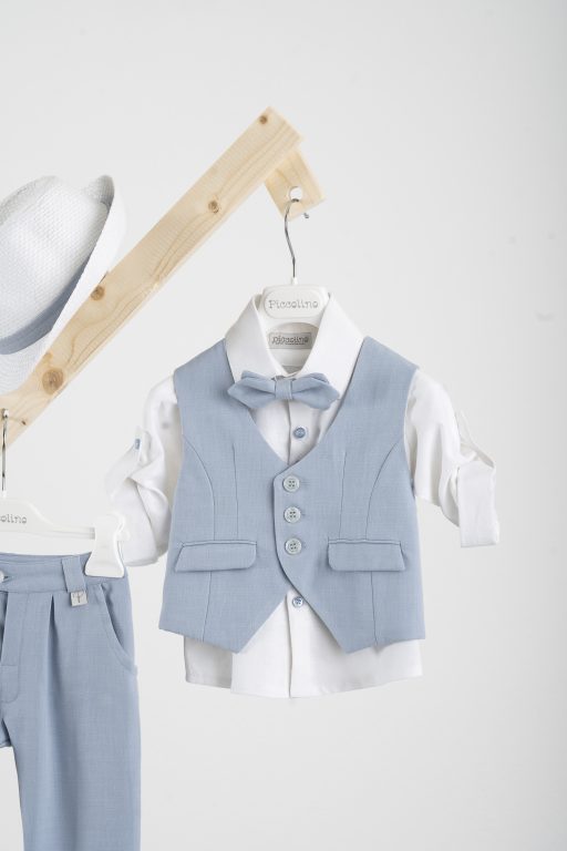 Βαπτιστικό κοστούμι Piccolino Rodrigo σε χρώμα Light blue
