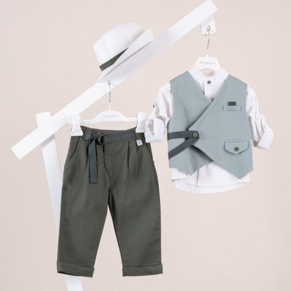 Βαπτιστικό κοστούμι  Piccolino Freddy σε χρώμα Pacific