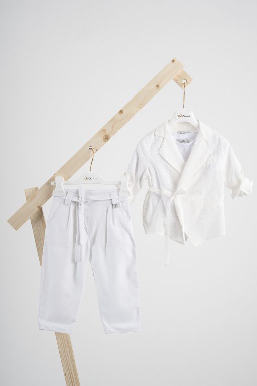 Κοστούμι  Piccolino Stefan σε χρώμα Off White