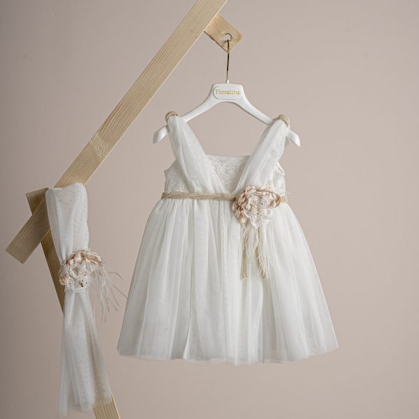 Βαπτιστικό φόρεμα Piccolino Lydia Ivory
