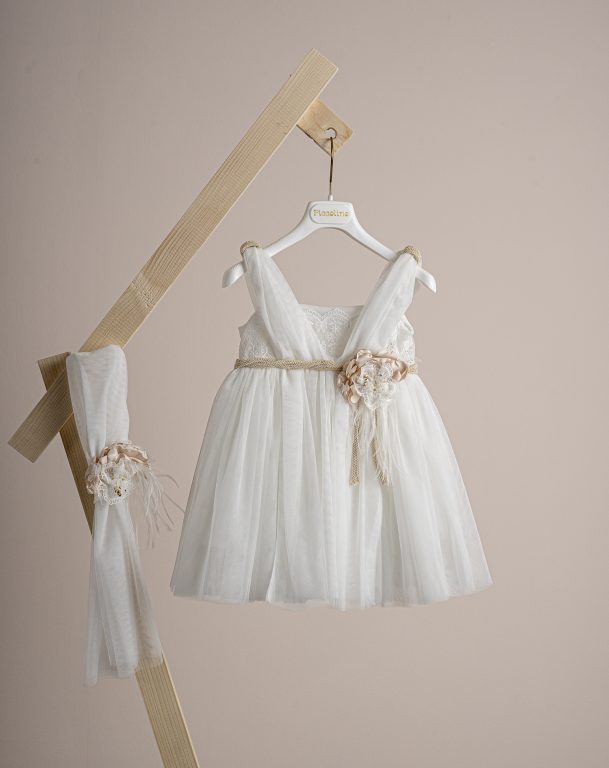 Βαπτιστικό φόρεμα Piccolino Lydia Ivory