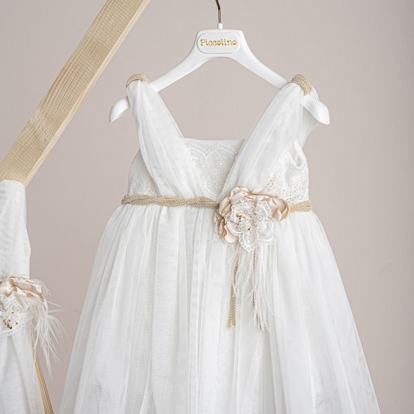 Βαπτιστικό φόρεμα Piccolino Lydia Ivory