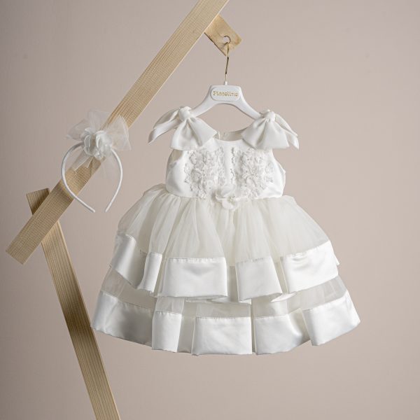 Βαπτιστικό φόρεμα Piccolino Elisabeth Ivory