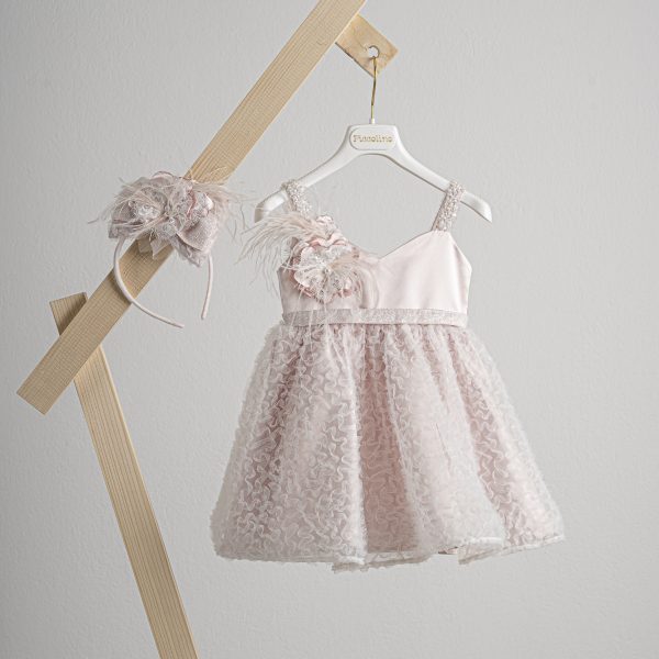 Βαπτιστικό φόρεμα Piccolino Emily Pink