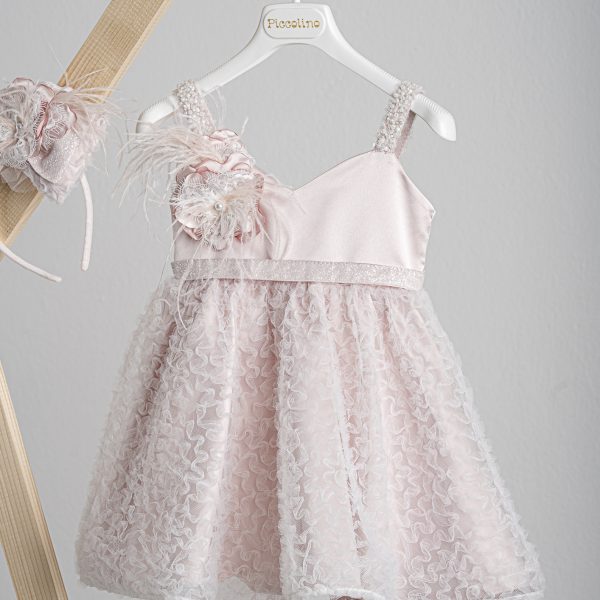 Βαπτιστικό φόρεμα Piccolino Emily Pink