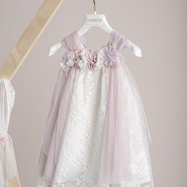 Βαπτιστικό φόρεμα Piccollino Tuliana Pink