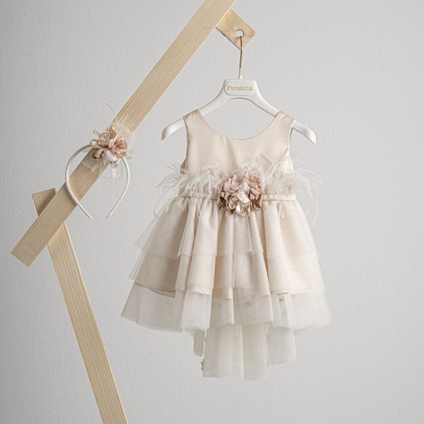 Βαπτιστικό φόρεμα Piccolino Tiffany Champagne