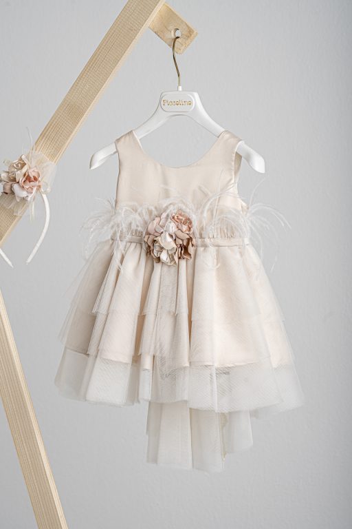 Βαπτιστικό φόρεμα Piccolino Tiffany Champagne