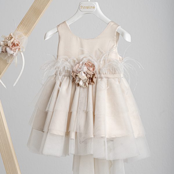Βαπτιστικό φόρεμα Piccolino Tiffany Champagne