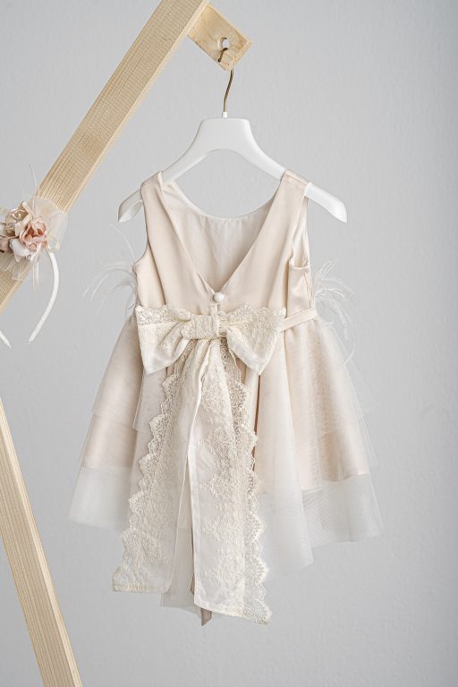 Βαπτιστικό φόρεμα Piccolino Tiffany Champagne