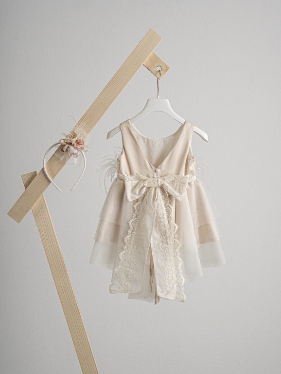 Βαπτιστικό φόρεμα Piccolino Tiffany Champagne