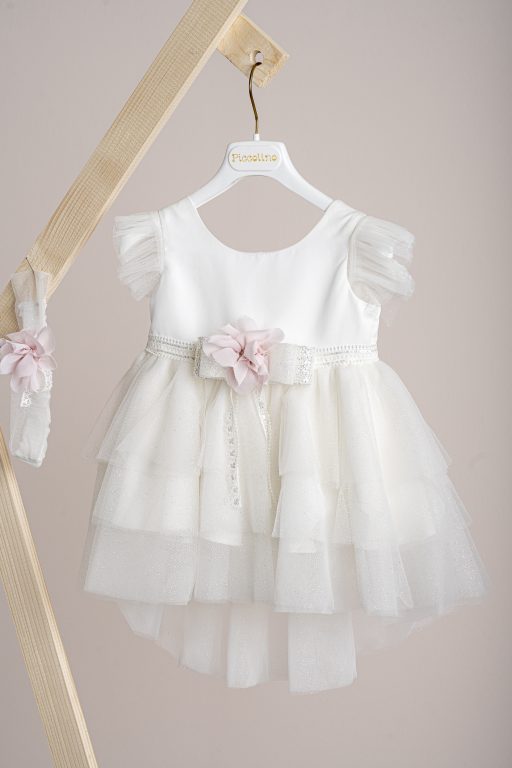 Βαπτιστικό φόρεμα Piccolino Gianna  ivory