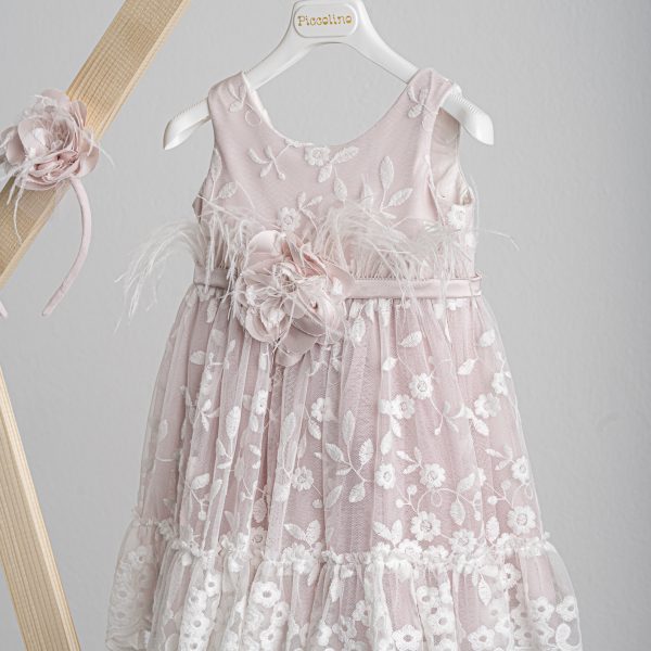 Βαπτιστικό φόρεμα Piccolino Veronica Pink