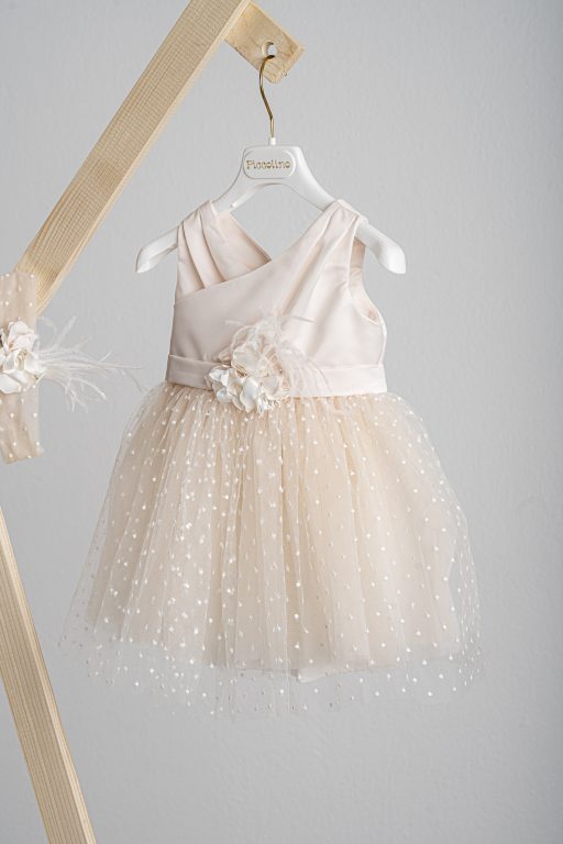 Βαπτιστικό φόρεμα Piccolino Constance Peach