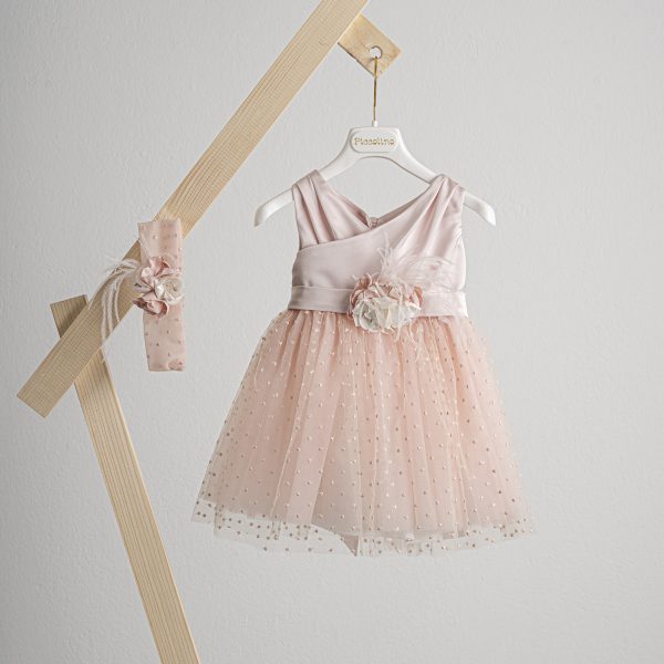Βαπτιστικό φόρεμα Piccolino Constance Pink